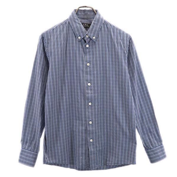 A.P.C. 長袖 ボタンダウンシャツ