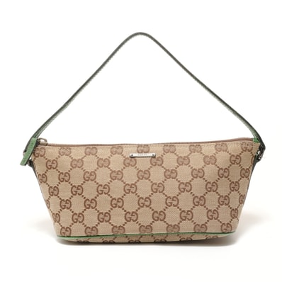 グッチ GUCCI GGキャンバス ミニ ハンドバッグ【中古】