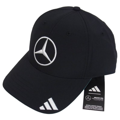 adidas アディダス キャップ JW6267 x MERCEDES AMG PETRONAS F1 Team メルセデス エーエムジー ペトロナス ドライバー キャップ 帽子 BLACK/WHITE OSFM【新古品】【未使用】【中古】