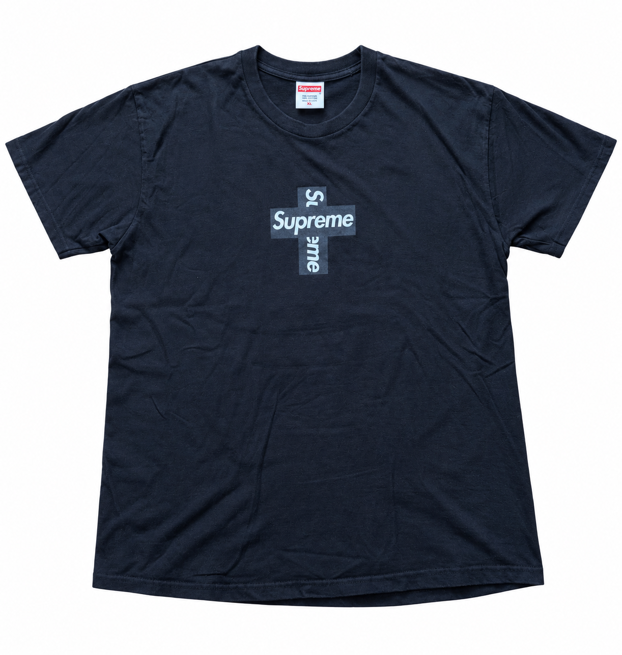 Supreme Cross Box Logo Tee "Black"
