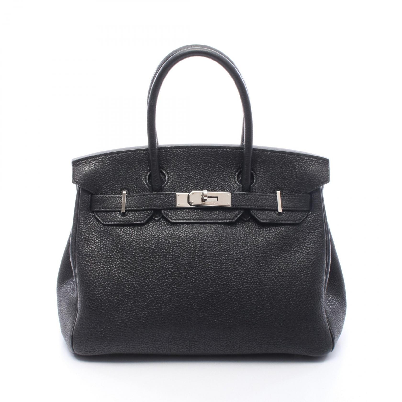 エルメス HERMES バーキン30 ハンドバッグ バッグ トゴ トゴ □M刻印(2009年製造) レディース ブラック系 【中古】