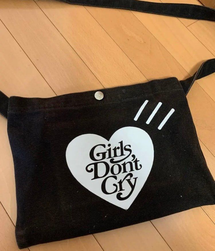 HUMAN MADE Girls Don't Cry Satchel "Black" / VERDY