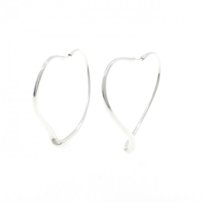 ティファニー オープン ハート フープ ピアス