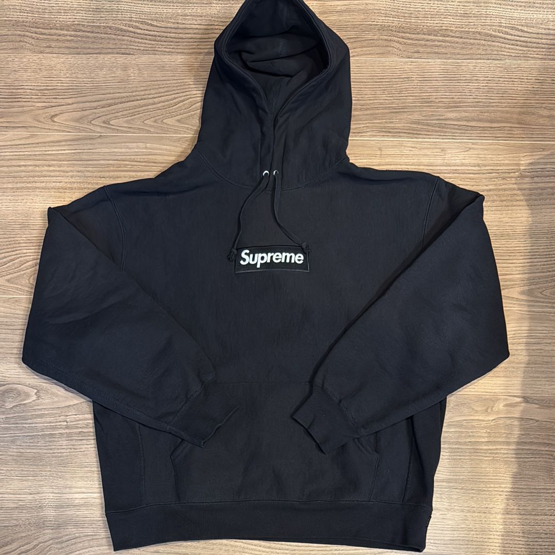 Supreme Box Logo Hooded Sweatshirt "Black" (23FW)