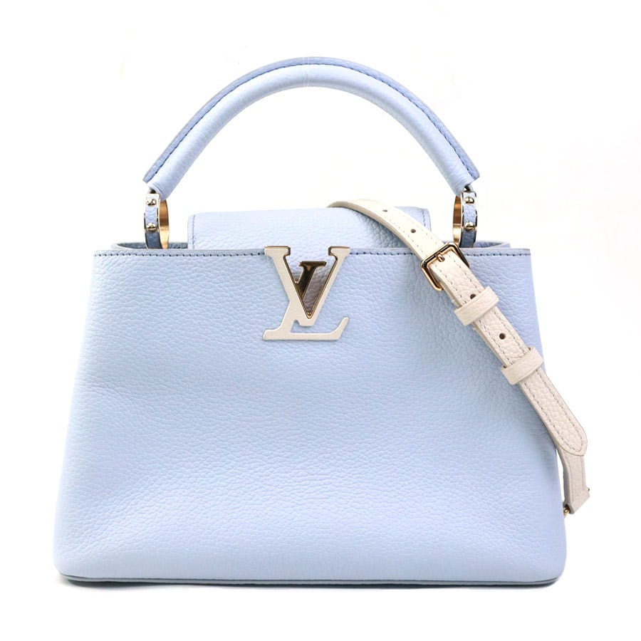ルイ ヴィトン LOUIS VUITTON ハンドバッグ ショルダーバッグ カプシーヌBB レザー ライトパープル×アイボリー レディース M59512【中古】 90129k