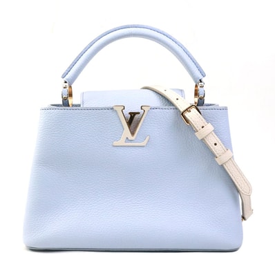 ルイ ヴィトン LOUIS VUITTON ハンドバッグ ショルダーバッグ カプシーヌBB レザー ライトパープル×アイボリー レディース M59512【中古】 90129k