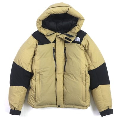 美品 ザ・ノースフェイス
ダウンジャケット Baltro Light Jacket ベージュ ブラック メンズ M ND91840
