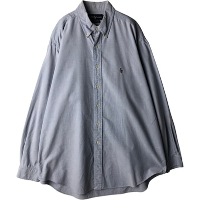 古着 ラルフローレン Ralph Lauren YARMOUTH 長袖 ボタンダウンシャツ メンズXL相当/eaa634424
