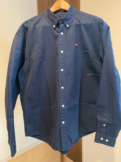Supreme Small Box Shirt "Navy" (23FW)