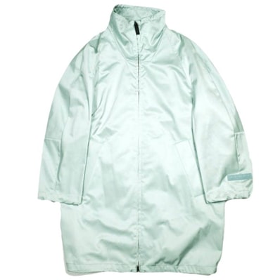 新品 MARNI マルニ 24SS イタリア製 コットンブレンド ギャザータフタパーカー JKMA0288A0 UTP749WR 38 AQUA MARINE(00B24) 定価269,500円 コート アウター g24989