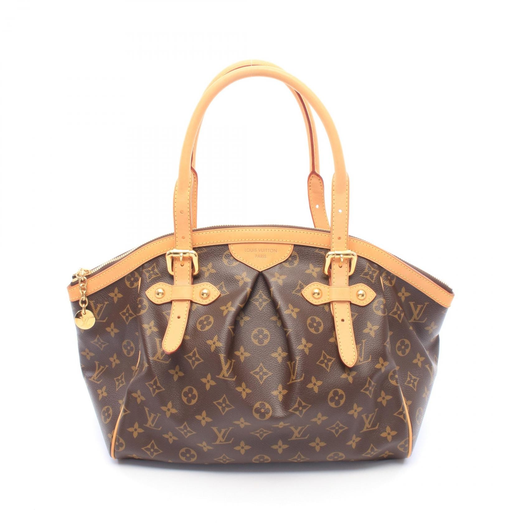 ルイ・ヴィトン LOUIS VUITTON ティヴォリGM モノグラム ハンドバッグ バッグ PVCコーティングキャンバス レザー レディース ブラウン系 M40144 【中古】