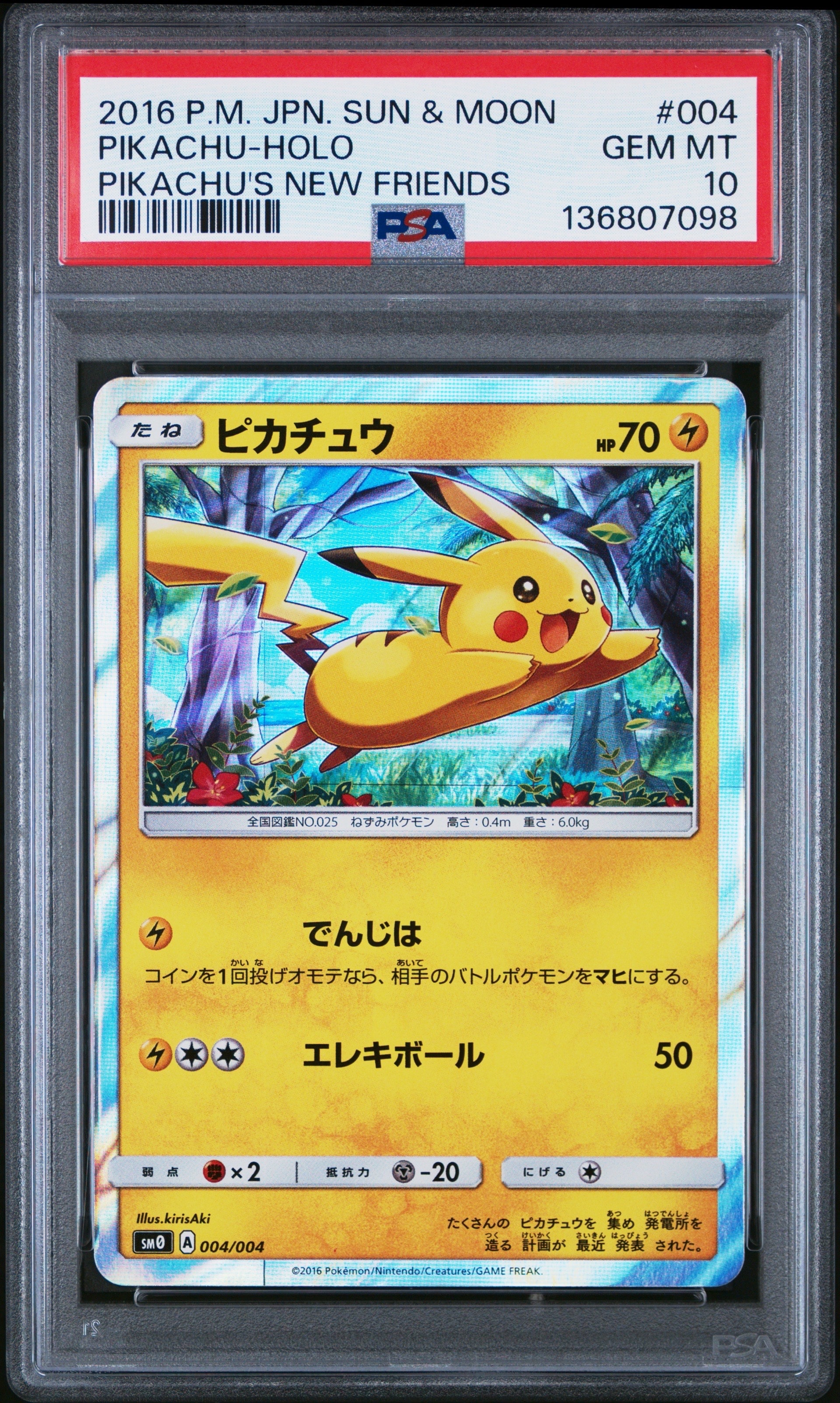 ピカチュウ [SM0 004/004](ピカチュウと新しい仲間たち)