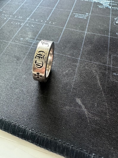 Chrome Hearts Spacer Ring 6mm CH Forever "Silver"