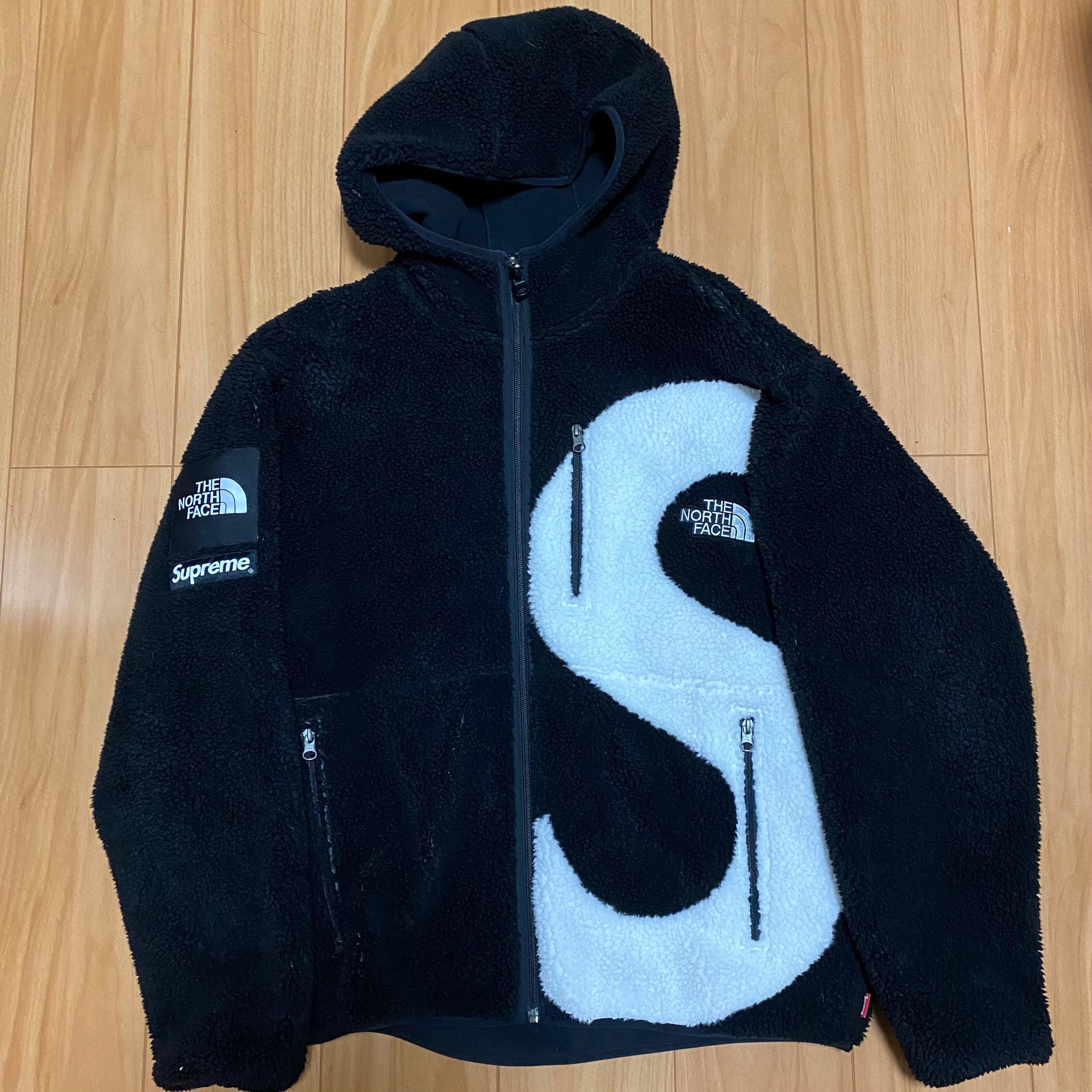 Supreme x The North Face S Logo Hooded Fleece Jacket "Black"