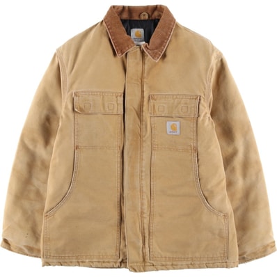 古着 カーハート Carhartt トラディショナルコート 中綿入り ダックワークジャケット USA製 メンズL相当/eaa459127