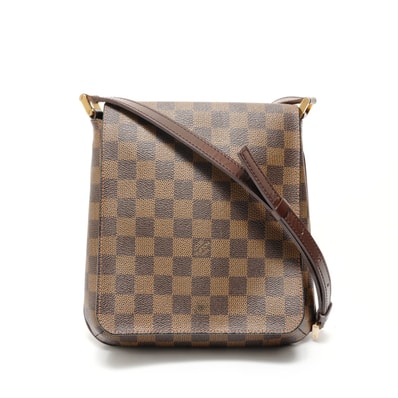 ヴィトン LV 2003年製 ダミエ ミュゼット サルサロング ショルダーバッグ【中古】