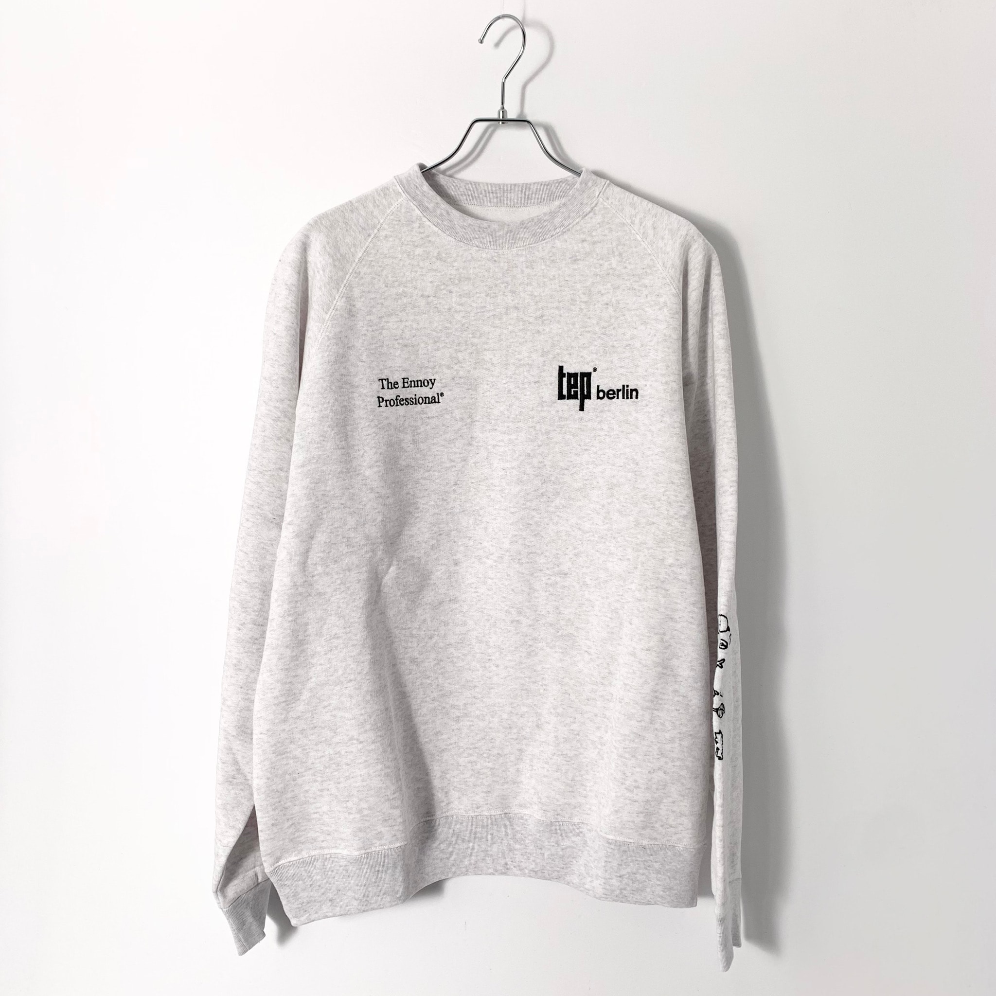 ENNOY x Stylistshibutsu x KEP Berlin Sweat Crew "Grey"