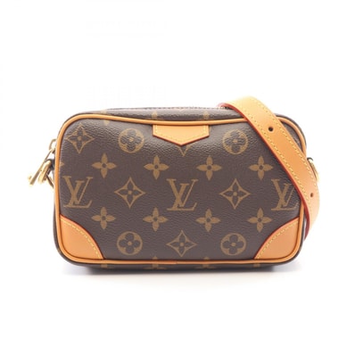 ルイ・ヴィトン LOUIS VUITTON トロカデロ ウェアラブル ウォレット ショルダーバッグ バッグ PVCコーティングキャンバス レザー モノグラム レディース ブラウン系 M14058 【中古】