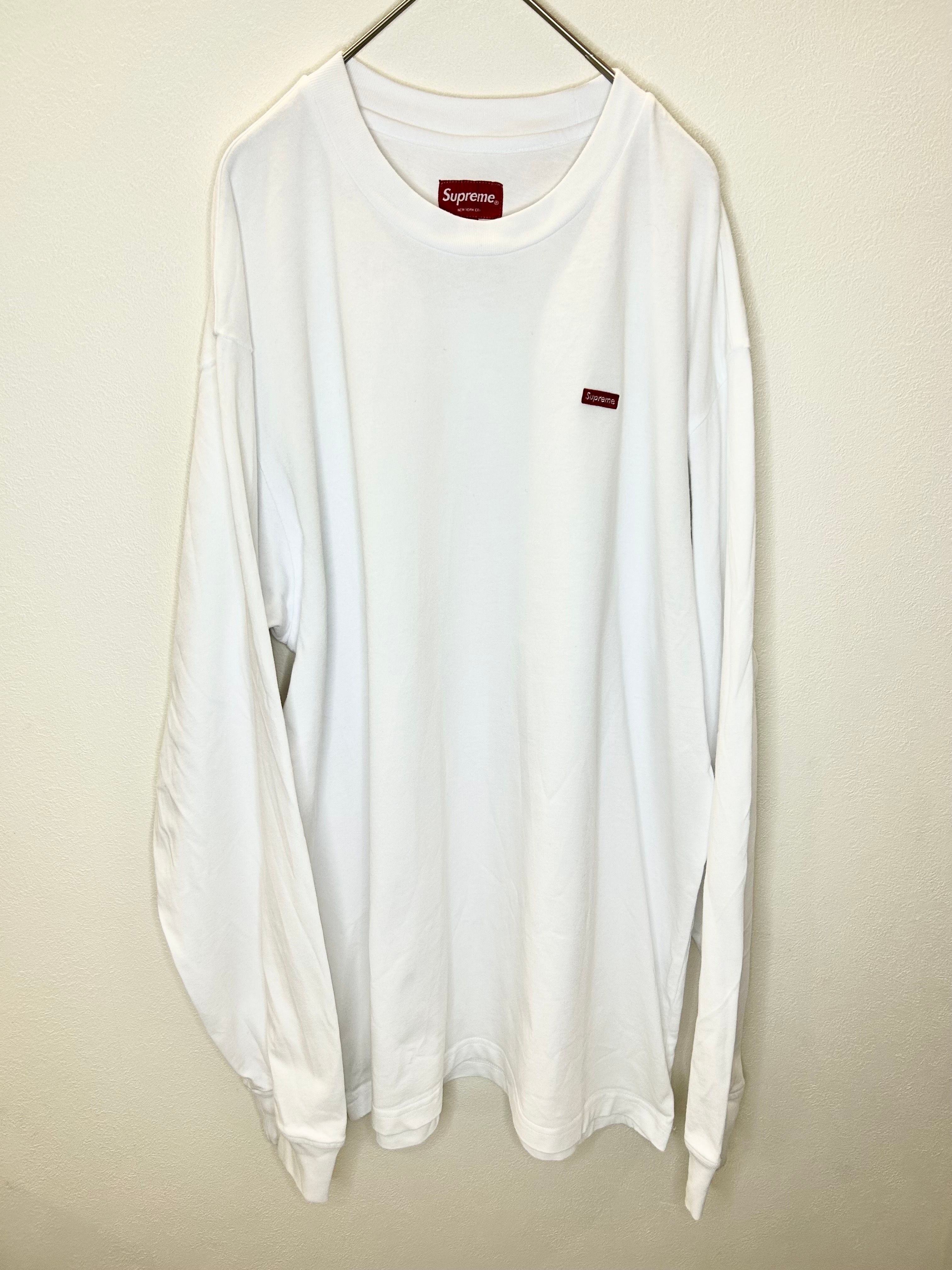 Supreme Small Box L/S Tee "White"(23SS)