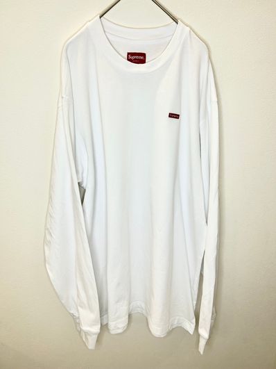 Supreme Small Box L/S Tee "White"(23SS)