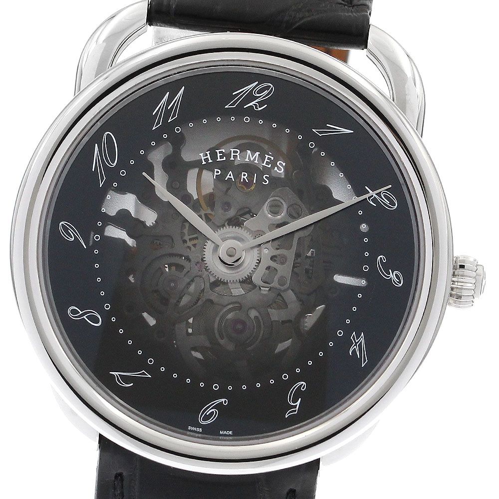 ☆良品 エルメス アルソー スケレット AR2.710 メンズ 【中古】