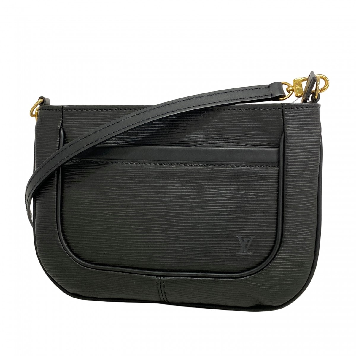 【6cd5637】ルイヴィトン ショルダーバッグ エピ サルヴァンガ M58982 ノワール【中古】レディース