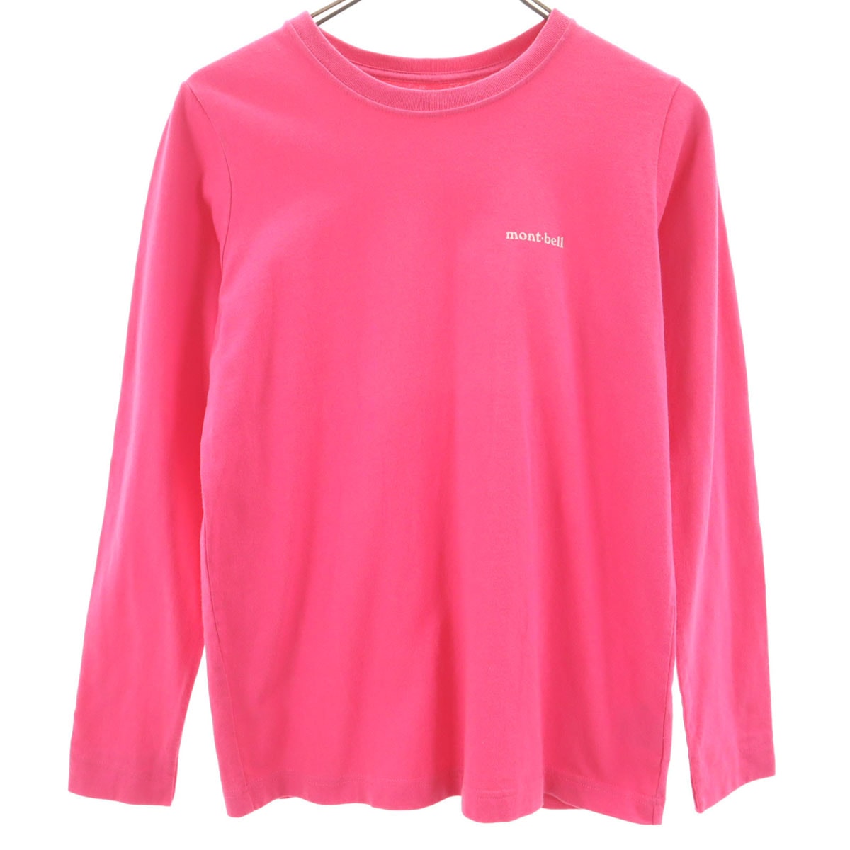 mont-bell モンベル 長袖 ペアスキンコットン Tシャツ M ピンク ロンT アウトドア