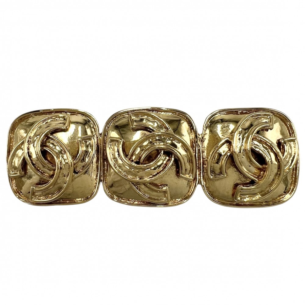 CHANEL シャネル ブローチ ココマーク スクエア ヴィンテージ アクセサリー GP    94P ゴールド レディース 約22.5g 1994年年【中古品】