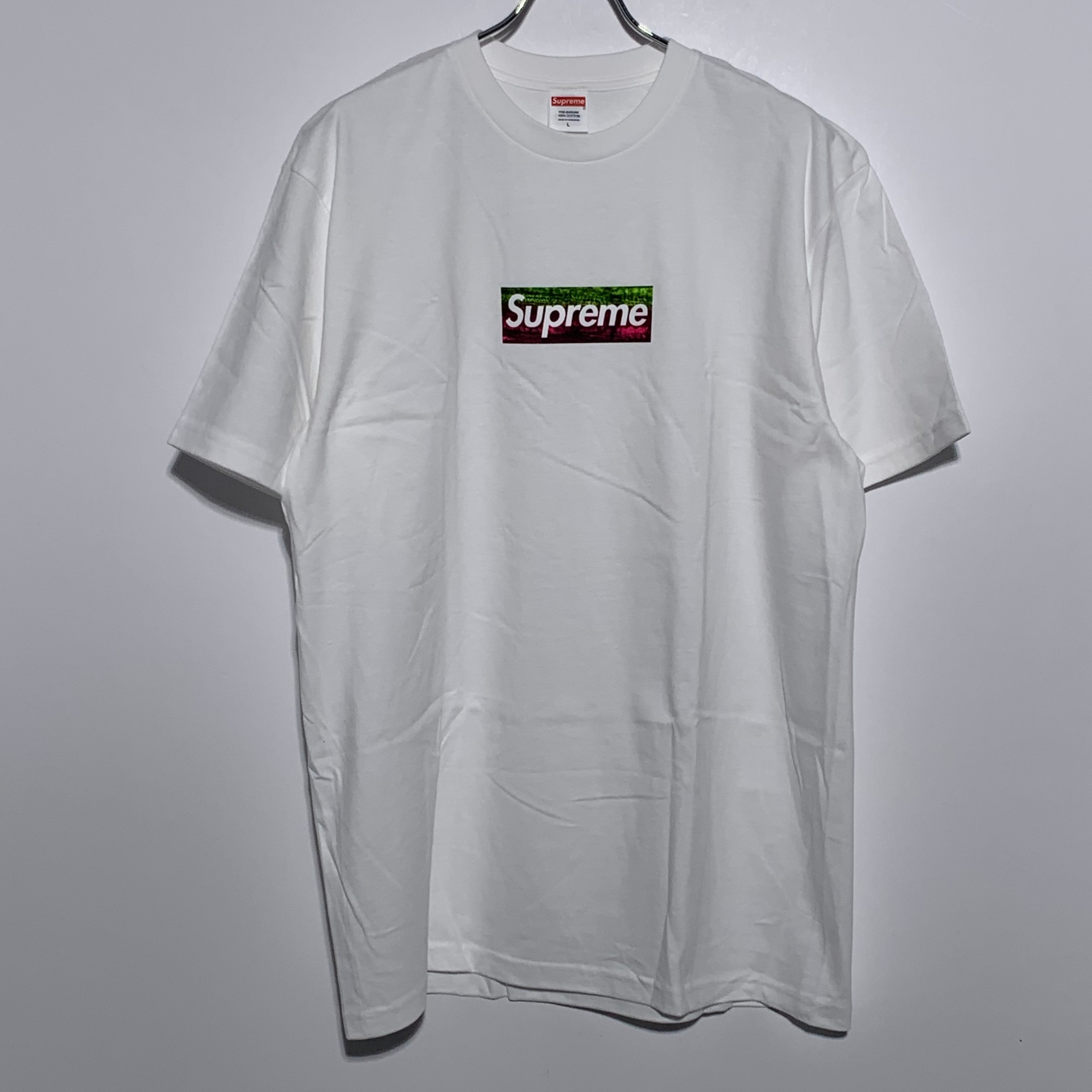 Supreme Los Angeles Fire Relief Box Logo Tee "White"
