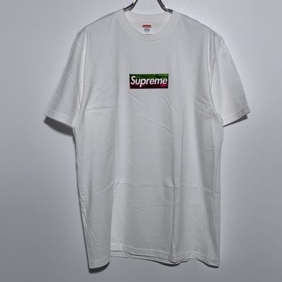 Supreme Los Angeles Fire Relief Box Logo Tee "White"