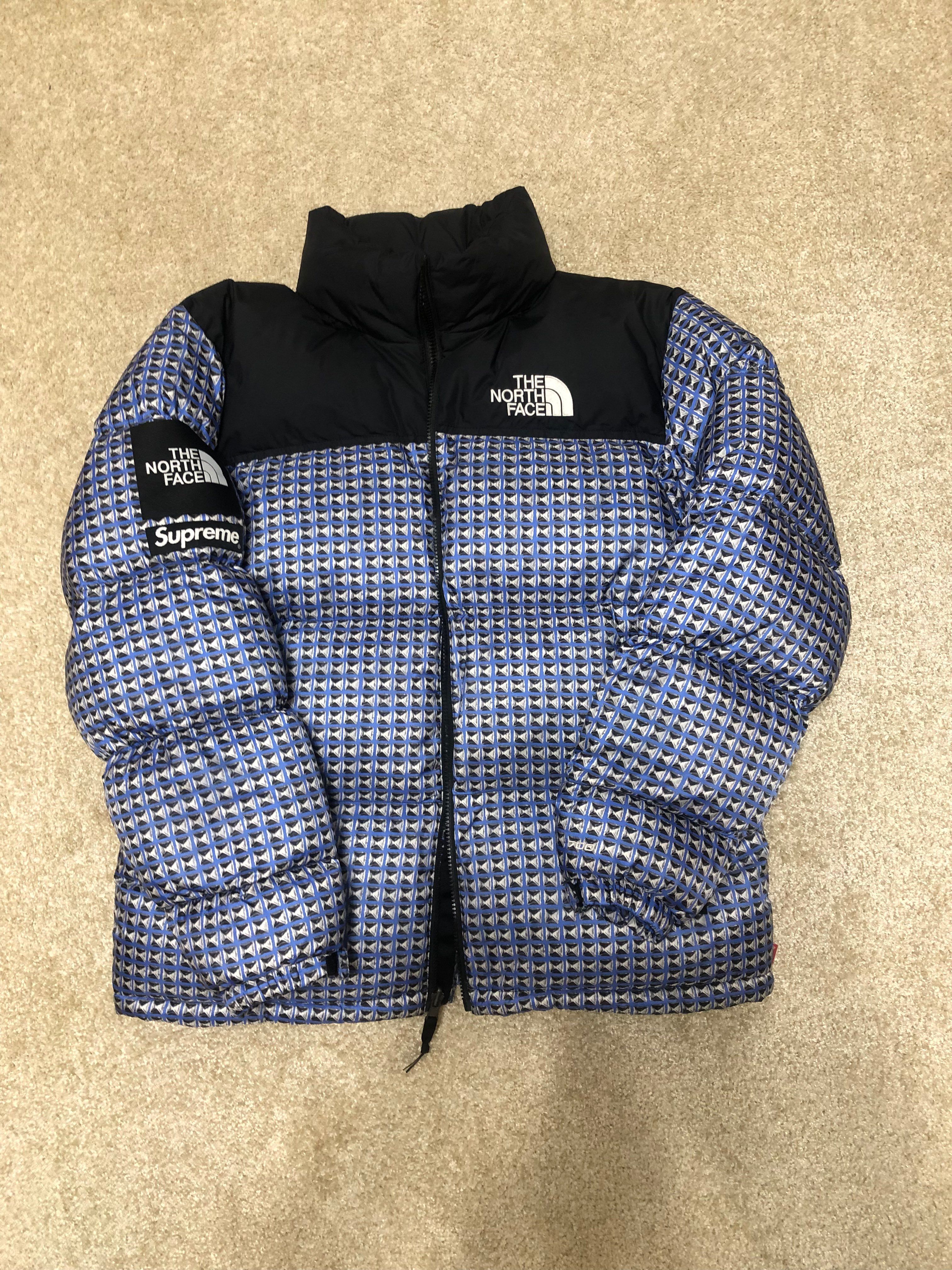 Supreme x The North Face Studded Nuptse Jacket "Royal"