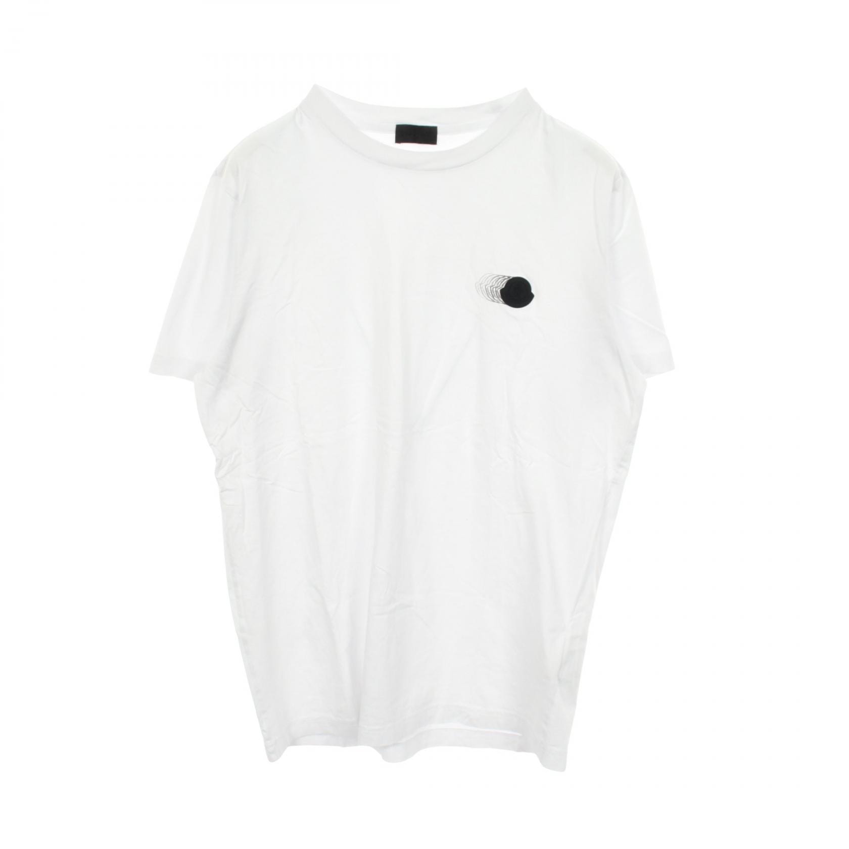 モンクレール MONCLER 半袖Tシャツ 衣料品 トップス コットン メンズ ホワイト系 【中古】