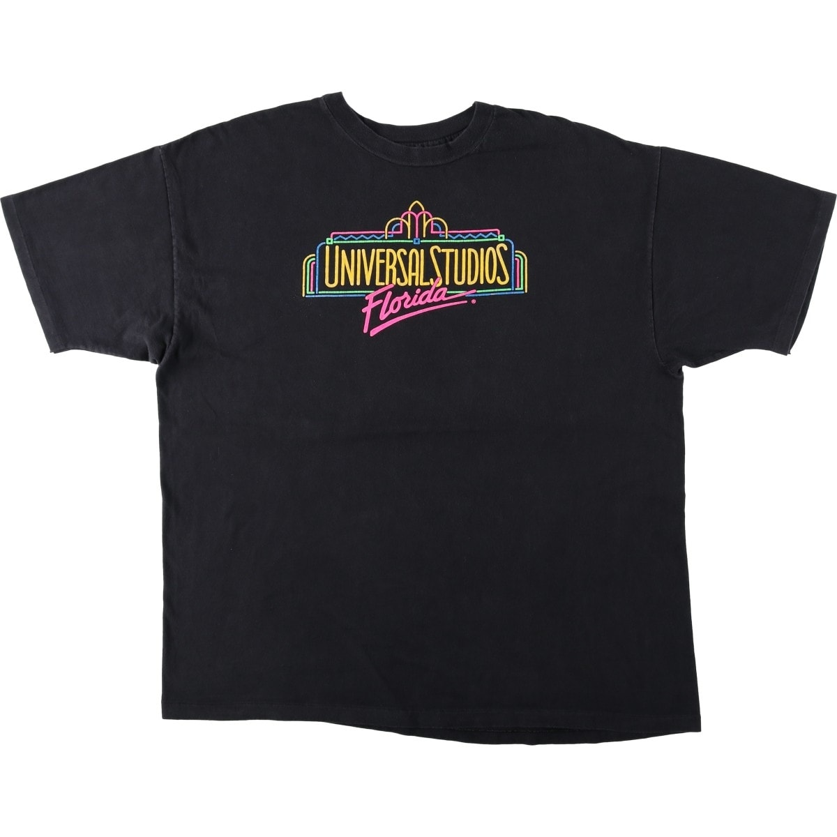 古着 90年代 ヘインズ Hanes BEEFY-T UNIVERSAL STUDIOS Florida ユニバーサルスタジオフロリダ アドバタイジングTシャツ USA製 メンズXXL相当 ヴィンテージ/eaa656628