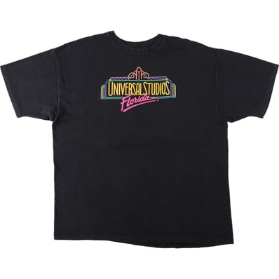 古着 90年代 ヘインズ Hanes BEEFY-T UNIVERSAL STUDIOS Florida ユニバーサルスタジオフロリダ アドバタイジングTシャツ USA製 メンズXXL相当 ヴィンテージ/eaa656628