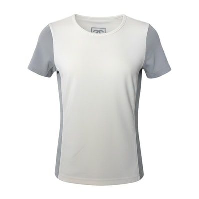CHANEL シャネル スポーツライン デカココ カットソー アイボリー グレー ポリアミド 半袖Tシャツ A3-00377 【中古】