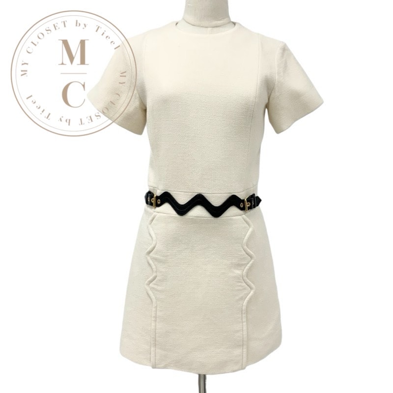 ANDMARY Grenda Pleats Set Mini Dress 