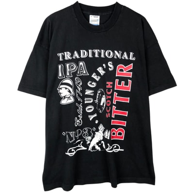古着 90年代 フルーツオブザルーム FRUIT OF THE LOOM SCREEN STARS スクリーンスターズ Younger's Scotch Bitter アドバタイジングTシャツ メンズXL相当 ヴィンテージ/eaa646190