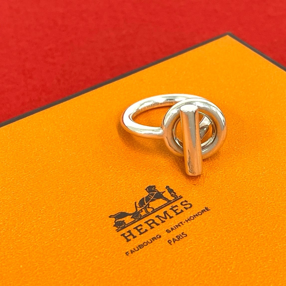 HERMES エルメス エシャペ リング シルバー925 リング・指輪 10号 シルバー
26108