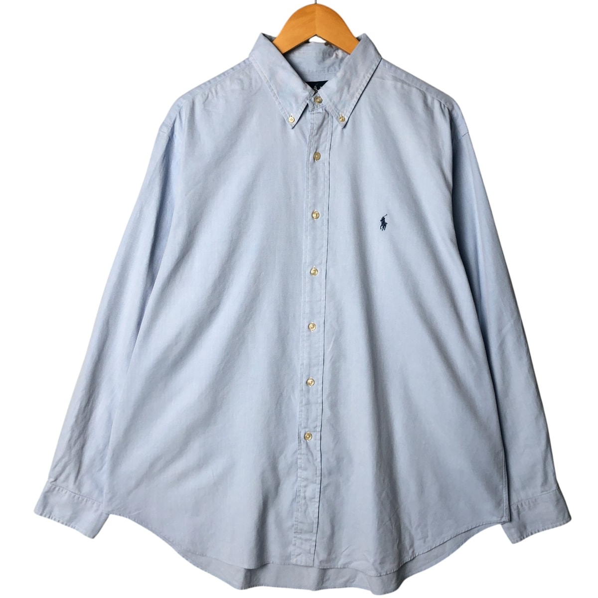 古着 ラルフローレン Ralph Lauren CLASSIC FIT クラシックフィット 長袖 ボタンダウンシャツ メンズXL相当/eaa575631