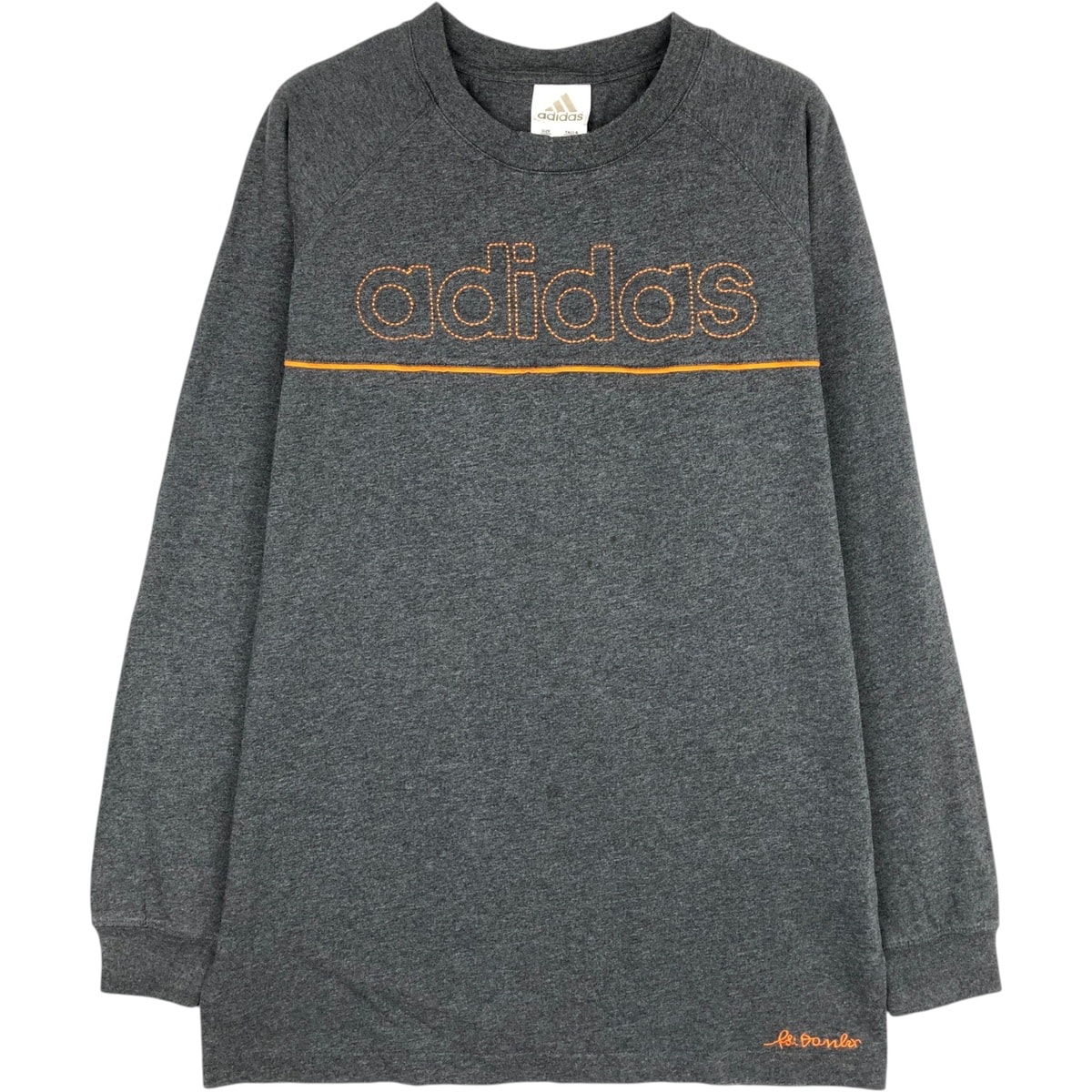 古着 アディダス adidas ロングTシャツ ロンT メンズL相当/eaa636892