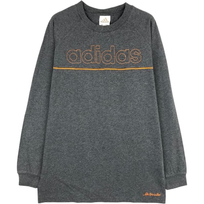 古着 アディダス adidas ロングTシャツ ロンT メンズL相当/eaa636892