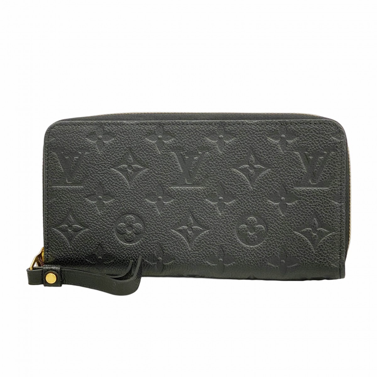 ★最終価格【6da0563】ルイヴィトン 長財布 モノグラム・アンプラント ジッピーウォレット M61864 ノワール【中古】レディース