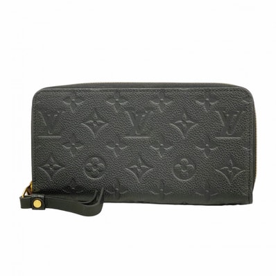 ★最終価格【6da0563】ルイヴィトン 長財布 モノグラム・アンプラント ジッピーウォレット M61864 ノワール【中古】レディース