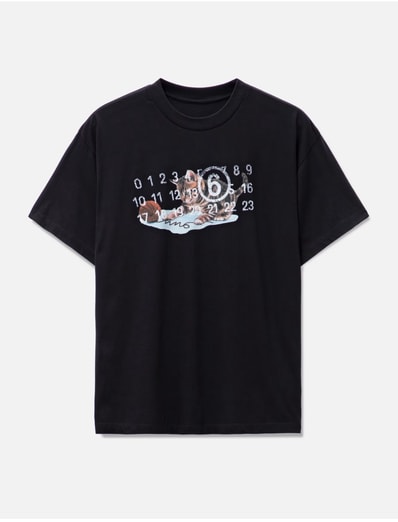 メゾンマルジェラ MM6 Tシャツ 猫 タグ付 24ss