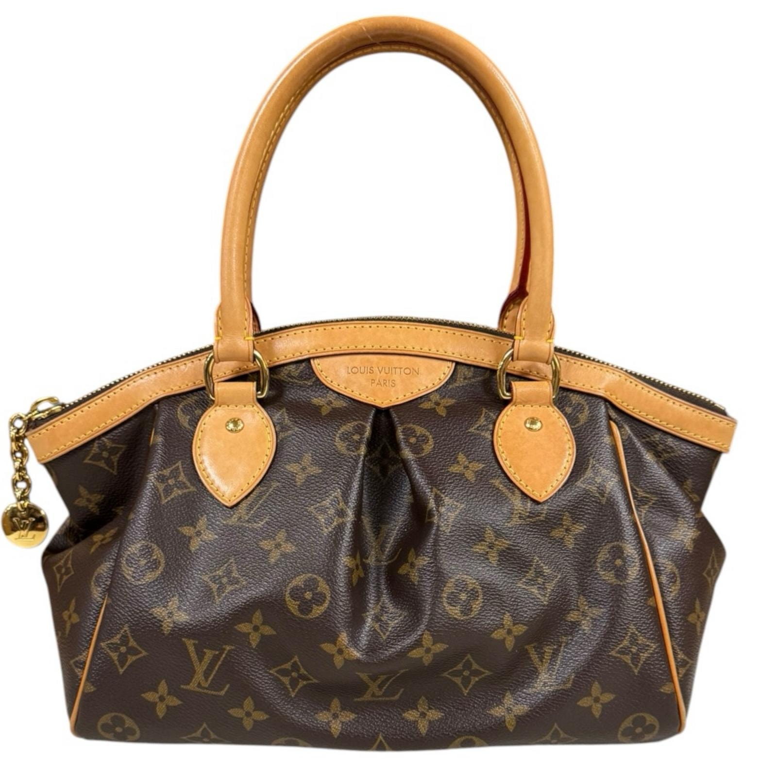 ルイヴィトン ティボリPM モノグラム ハンドバッグ モノグラムキャンバス M40143 ブラウン レディース LOUIS VUITTON  中古