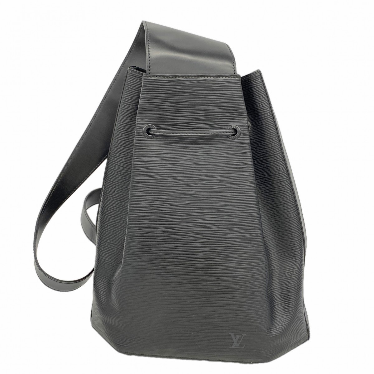 【6dc3488-k】ルイヴィトン ショルダーバッグ エピ サックアド M80153 ノワール【中古】レディース