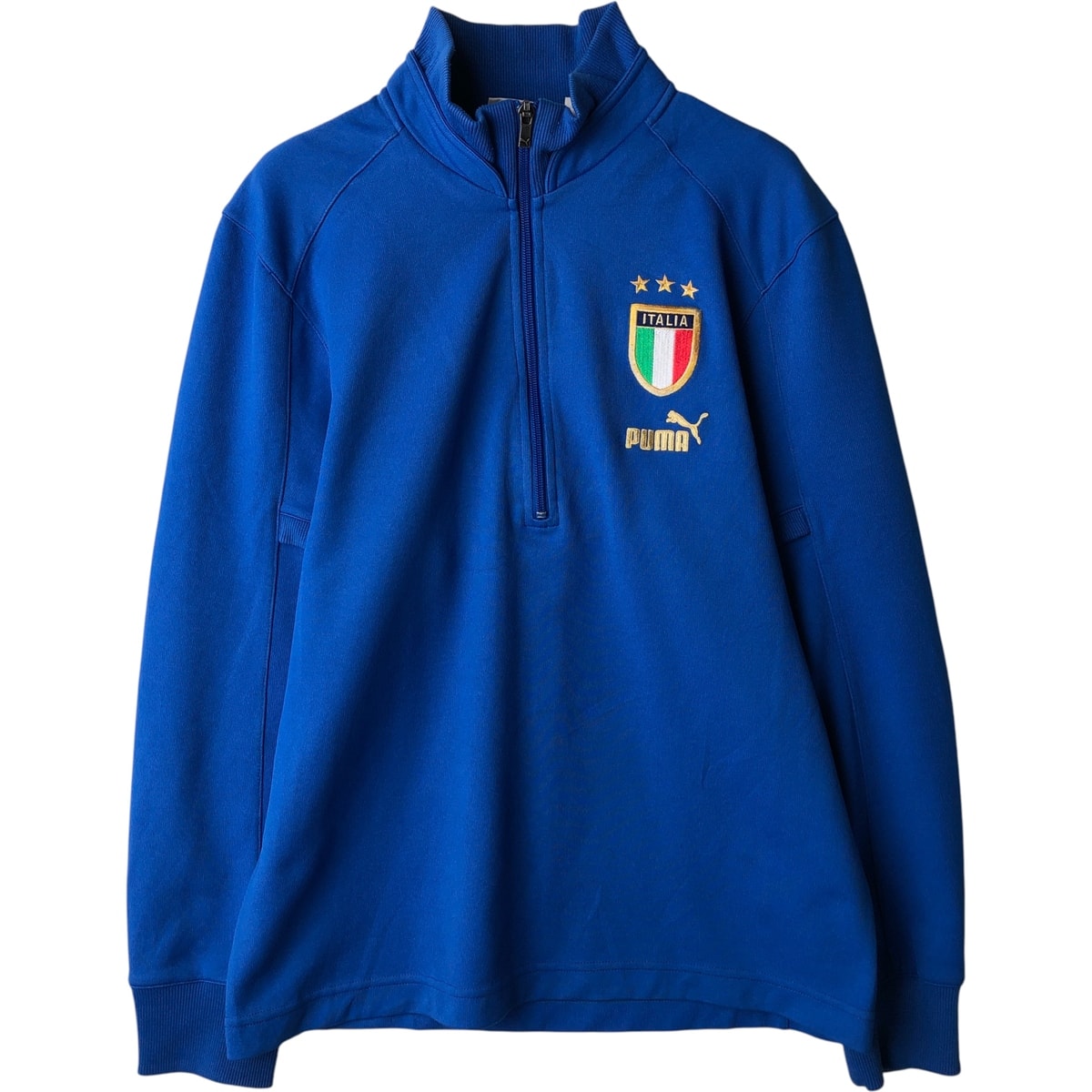 D (傷や汚れあり)】古着 90~00年代 プーマ PUMA イタリア代表 ハーフ