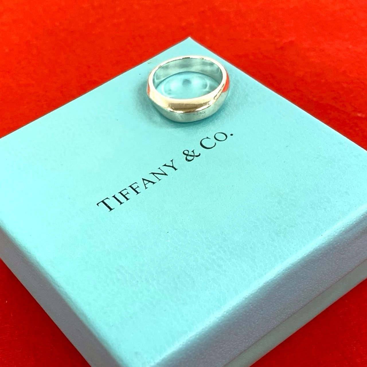 TIFFANY&Co. ティファニー ナイフエッジ リング シルバー925 リング・指輪 14号 シルバー
 -0502