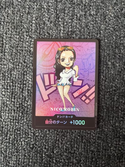 ドン!!カード : ニコ・ロビン (プレミアムカードコレクション「熊本県スペシャル」)