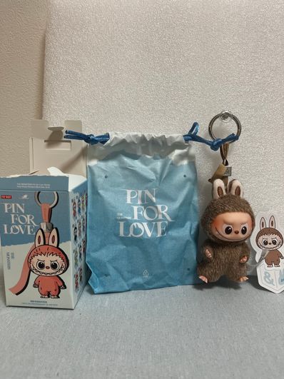 POP MART THE MONSTERS (LABUBU) Pin for Love Series-Vinyl Plush Pendant (N-Z) &
